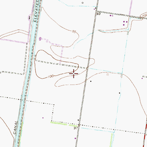 Topographic Map of Valley View Wilbur E. Lucas School, TX