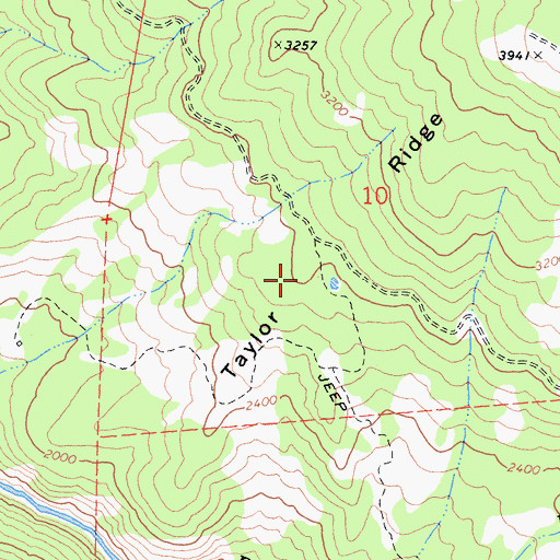 Topographic Map of Taylor Ridge, CA