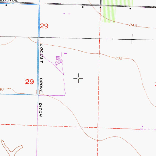 Topographic Map of Ankeridge Dairy, CA