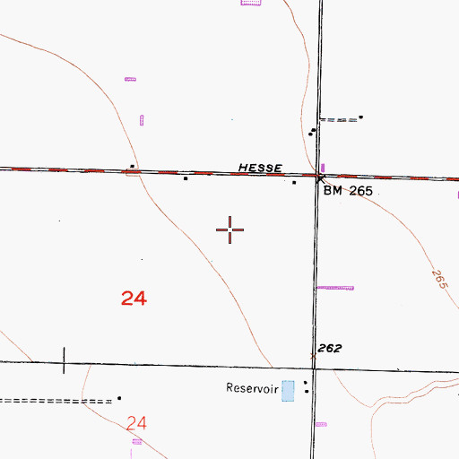 Topographic Map of Atsma Dairy, CA