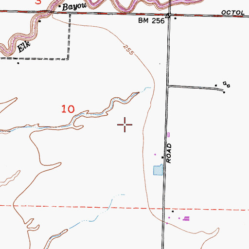 Topographic Map of Codorniz Dairy, CA
