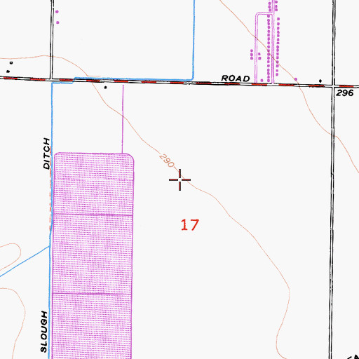 Topographic Map of Lemstra Bardsley Dairy, CA