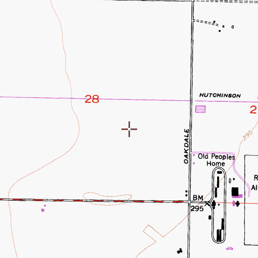 Topographic Map of Lourenco Dairy, CA