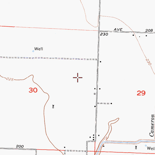 Topographic Map of M F Gomes Dairy, CA