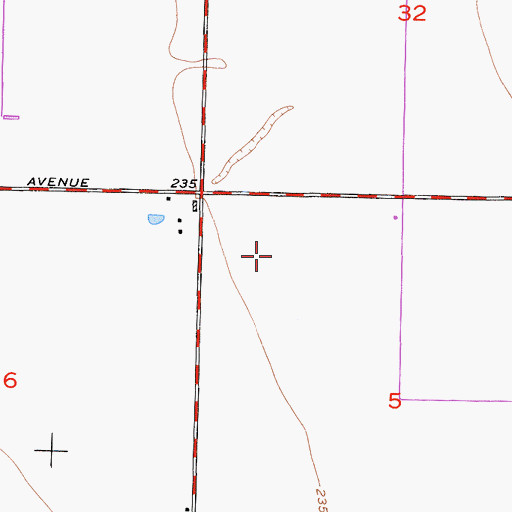 Topographic Map of Macedo Brothers Dairy, CA