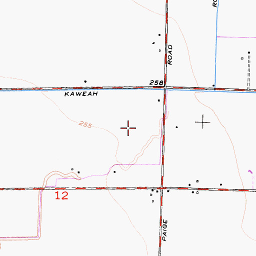 Topographic Map of Oakview Dairy, CA