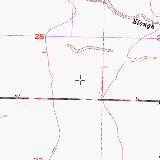 Topographic Map of Piers Dairy, CA