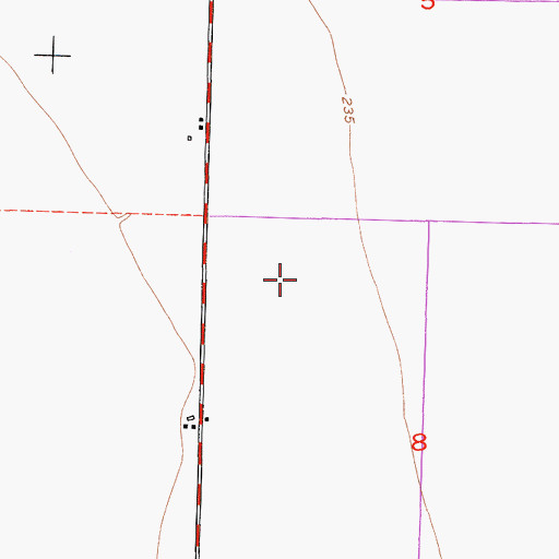 Topographic Map of Sousa and Sousa Dairy, CA