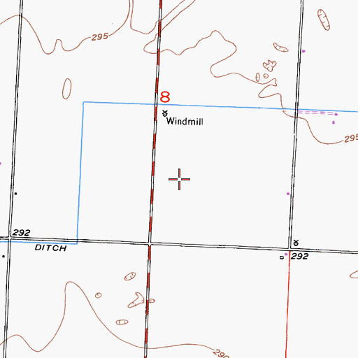 Topographic Map of Sunrise Dairy, CA