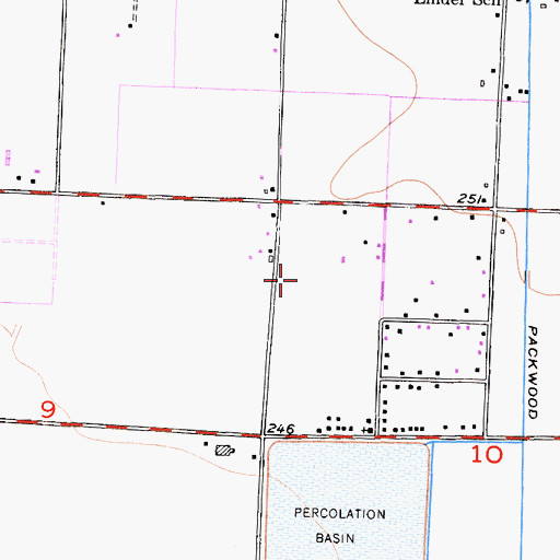 Topographic Map of Terra Linda Dairy, CA