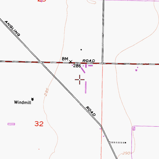 Topographic Map of Triple H Dairy Number 2, CA
