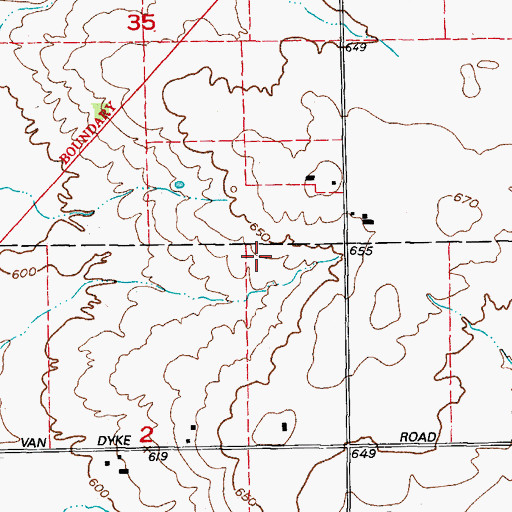 Topographic Map of Joliet Fire Department Station 10, IL