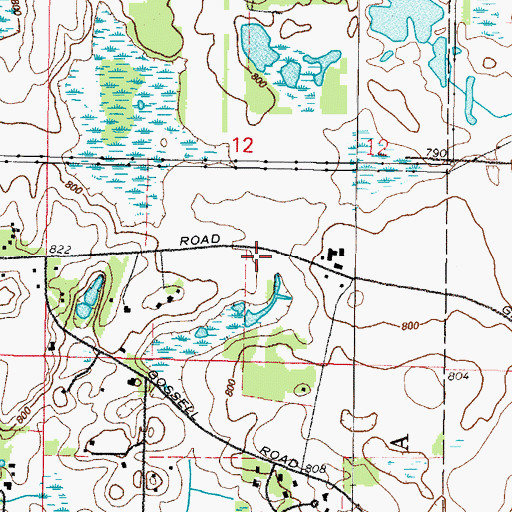 Topographic Map of Wauconda Fire Department Station 3, IL