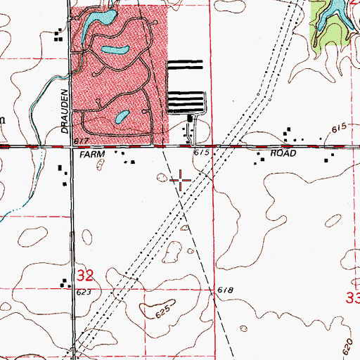 Topographic Map of Joliet Fire Department Station 9, IL