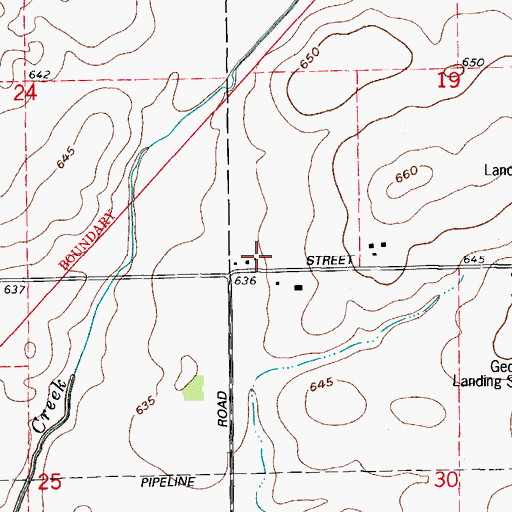 Topographic Map of Bolingbrook Fire Department Station 5, IL