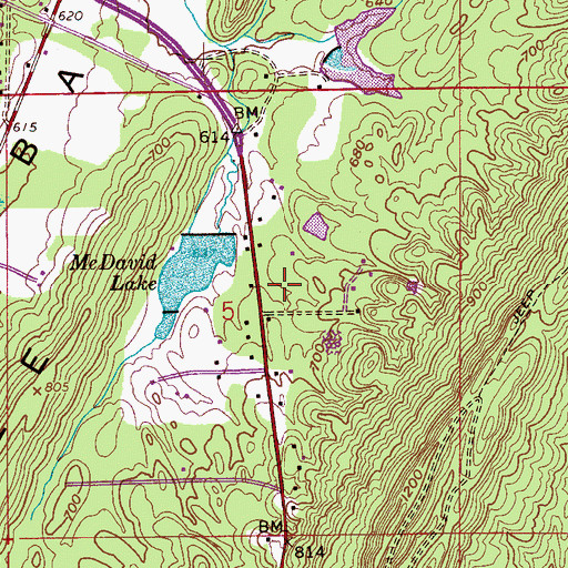 Topographic Map of Cahaba Valley Fire Emergency Medical Rescue District Station 181, AL