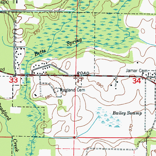 Topographic Map of Huntsville Fire and Rescue Station 11, AL