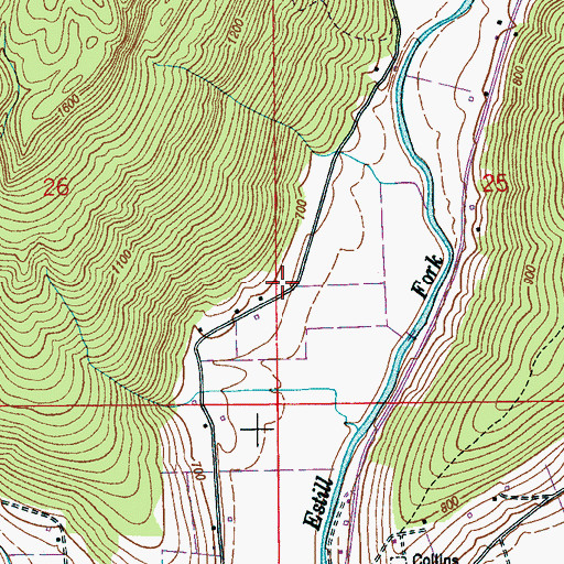 Topographic Map of Valley Volunteer Fire Department Station 3, AL