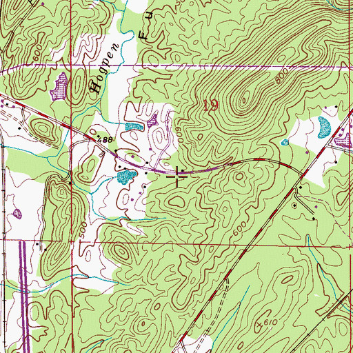 Topographic Map of Pelham Fire Department Station 3, AL