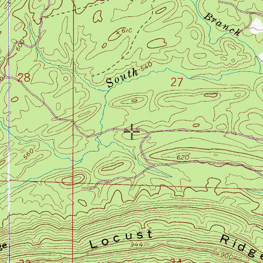 Topographic Map of Pelham Fire Department Station 5, AL