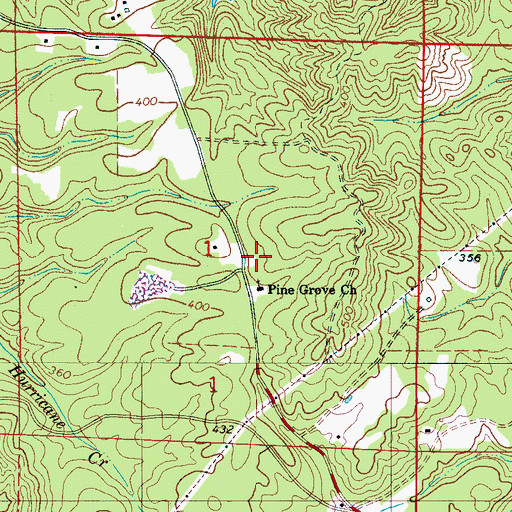 Topographic Map of Warrior River Fire and Rescue Service, AL