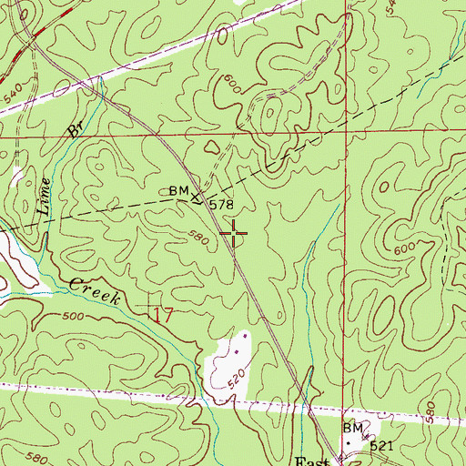Topographic Map of Chelsea Fire and Rescue Station 2, AL