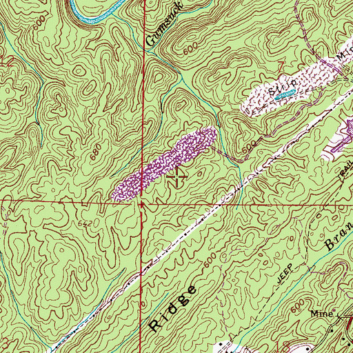 Topographic Map of Vestavia Hills Fire Department Station 4, AL