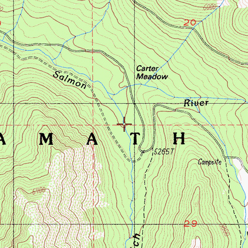 Topographic Map of Long Gulch, CA