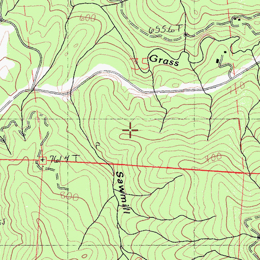 Topographic Map of Union Hill Ditch, CA