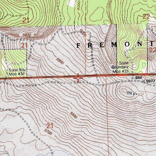 Topographic Map of Upper Muldoon Tank, CA