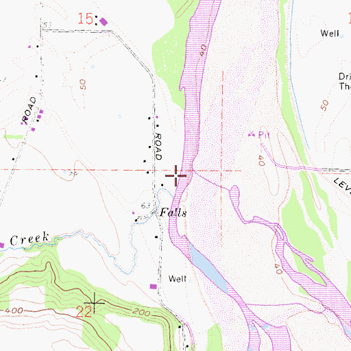 Topographic Map of Van Duzen River, CA