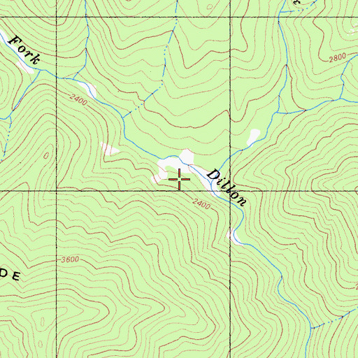 Topographic Map of Vann Creek, CA