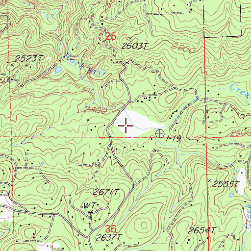 Topographic Map of Lake Vera, CA