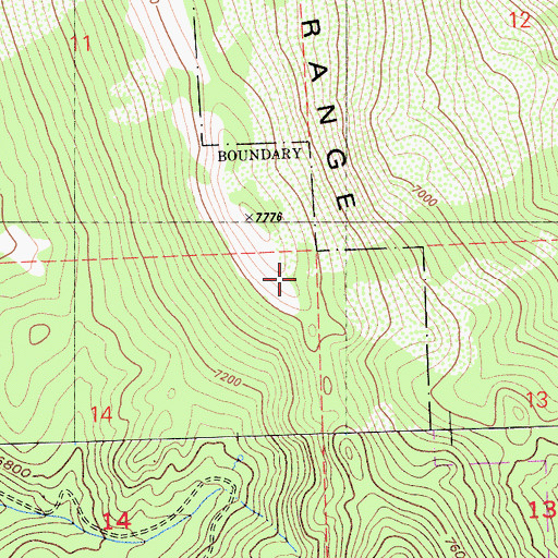 Topographic Map of Verdi Range, CA