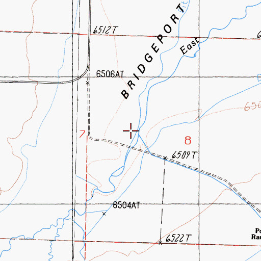 Topographic Map of Virginia Creek, CA