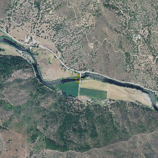 Aerial/Satellite Image of Walker Bridge, CA