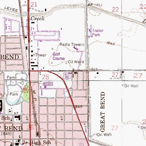 Topographic Map of Cornerstone Fellowship, KS