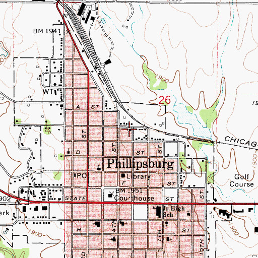 Topographic Map of Kingdom Hall of Jehovah's Witnesses, KS