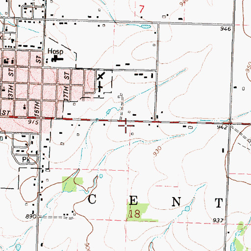 Topographic Map of Kingdom Hall of Jehovah's Witnesses, KS