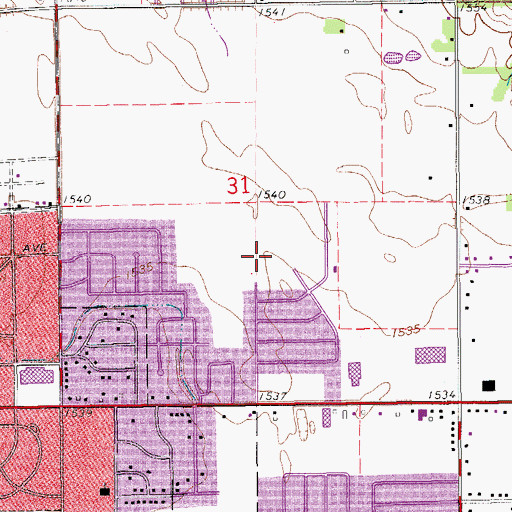 Topographic Map of Kingdom Hall of Jehovah's Witnesses, KS