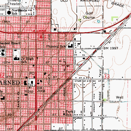 Topographic Map of Kingdom Hall of Jehovah's Witnesses, KS