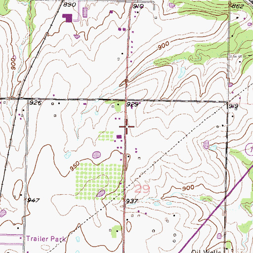 Topographic Map of Kingdom Hall of Jehovah's Witnesses, KS
