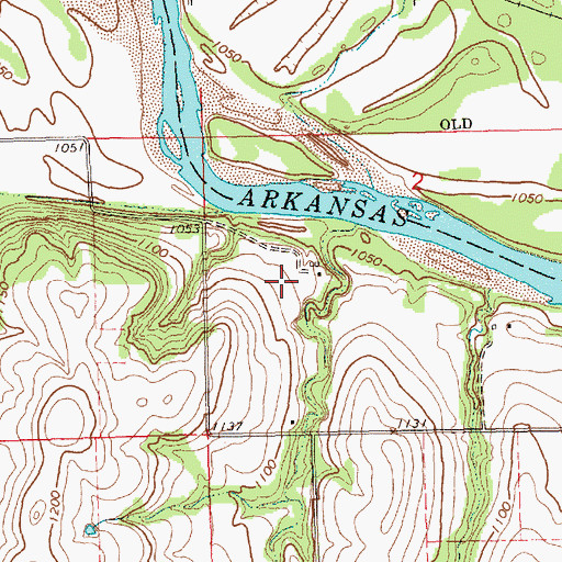 Topographic Map of Prairie View Christian Camp, KS