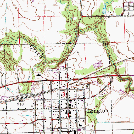 Topographic Map of Christian Community Church, KS