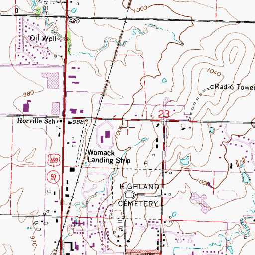 Topographic Map of Grace Lutheran Church, KS