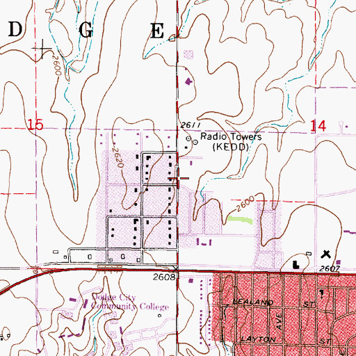 Topographic Map of Kingdom Hall of Jehovah's Witnesses, KS