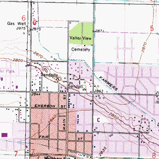 Topographic Map of Kingdom Hall of Jehovah's Witnesses, KS