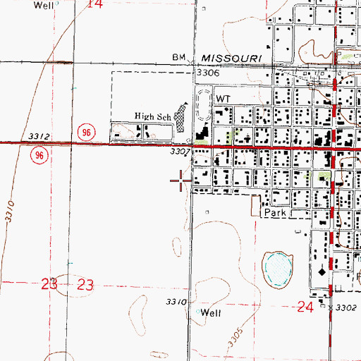 Topographic Map of Kingdom Hall of Jehovah's Witnesses, KS