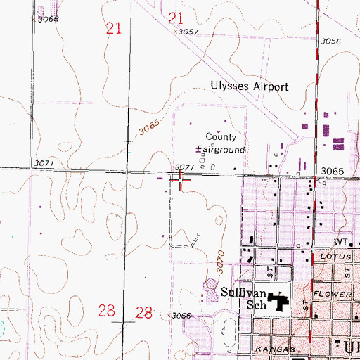 Topographic Map of Kingdom Hall of Jehovah's Witnesses, KS
