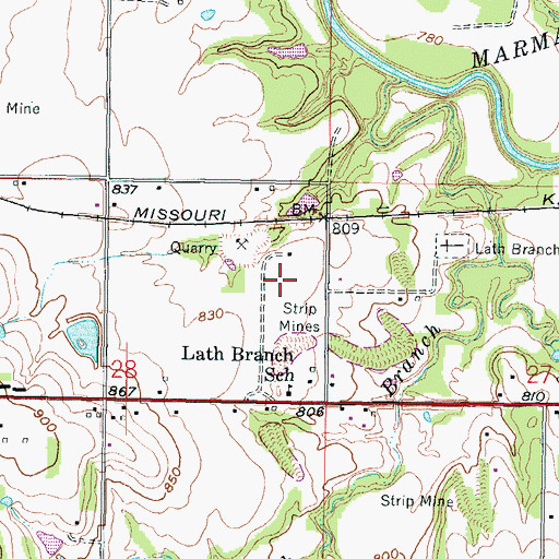 Topographic Map of Kingdom Hall of Jehovah's Witnesses, KS